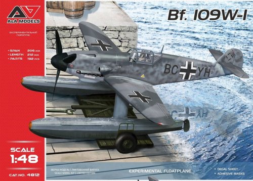 Go to product A&A Models 4812 - 1:48 Bf 109W-I Experimental Floatplane