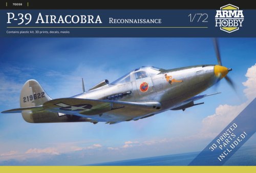 Go to product Arma Hobby 70058 - 1:72 P-39 Airacobra Reconnaissance