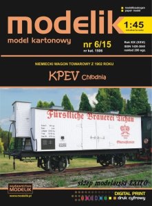 MODELIK 1506 - 1:45 KPEV reefer wagon (German wagon) 1902