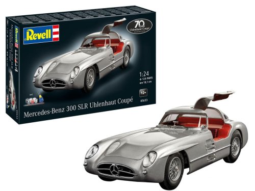 Go to product Revell 05633 - 1:24 Mercedes-Benz 300 SLR Uhlenhaut Coupe model with paints