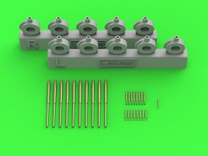 Master SM-350-119 - 1:350 Armament of the cruiser HMS Naiad