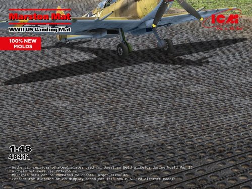 Go to product ICM 48411 - 1:48 Marston Mat WWII US Landing Mat