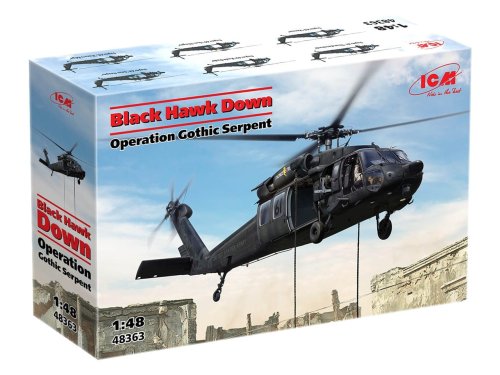 Go to product ICM 48363 - 1:48 Black Hawk Down Operation Gothic Serpent