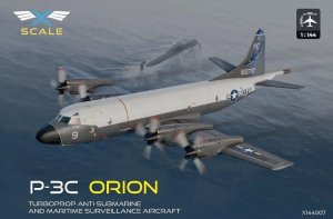 X-Scale 144007 - 1:144 P-3C Orion Turboprop Anti-Submarine and Maritime Surveillance Aircraft