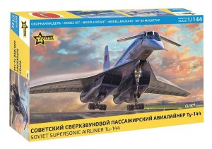 Zvezda 7045 - 1:144 Soviet Supersonic Airliner Tu-144