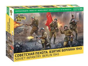 Zvezda 3718 - 1:35 Soviet Infantry Berlin 1945