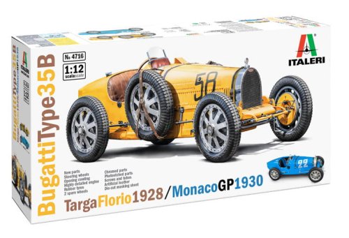 Go to product Italeri 4716 - 1:12 Bugatti Type 35B