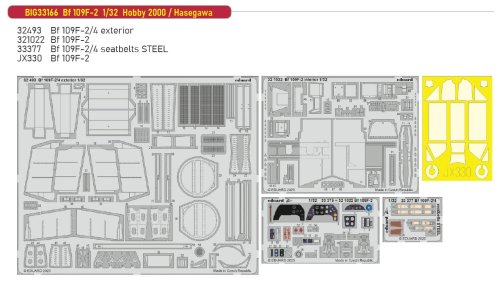 Go to product Eduard BIG33166 - 1:32 Bf 109F-2