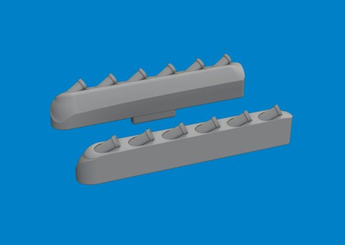 Go to product Eduard 672412 - 1:72 P-51 exhaust stacks w/ fairing Print 3D