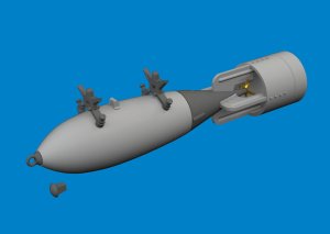 Eduard 6481080 - 1:48 P-40 500lb GP British bomb Print 3D