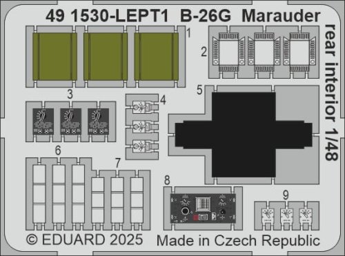 Go to product Eduard 491530 - 1:48 B-26G Marauder rear interior