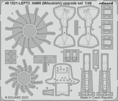 Go to product Eduard 491521 - 1:48 A6M5 Mitsubishi upgrade set