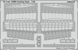 Eduard 481163 - 1:48 A6M5 landing flaps