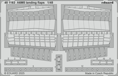 Go to product Eduard 481163 - 1:48 A6M5 landing flaps