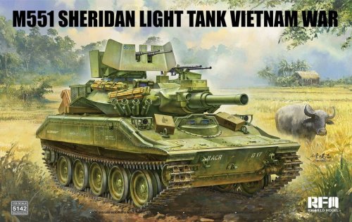 Go to product Rye Field Model 5142 - 1:35 M551 Sheridan Light Tank Vietnam War