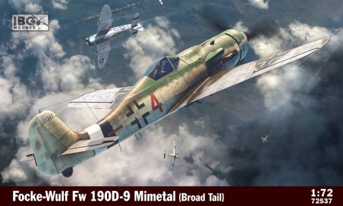 Go to product IBG 72537 - 1:72 Focke Wulf Fw 190D-9 Mimetall Broad Tail.
