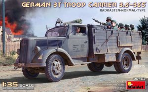 Miniart 35453 - 1:35 German 3T Troop Carrier 3.6-36S Radkasten-Normal-Type