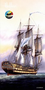 Heller 58889 - 1:150 Le Glorieux model with paints