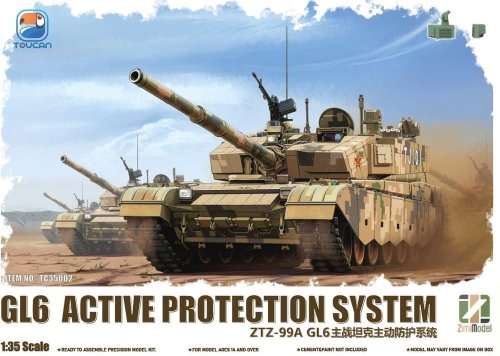 Go to product Zimi Model Toucan TC35002 - 1:35 China MBT ZTZ-99A GL6 Active Protection System