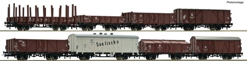 Go to product Roco 67127 H0 - Set of 8 freight cars, DR, ep.III