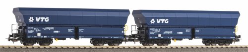 Go to product PIKO 58282 H0 - Set of 2 self-unloading wagons of type Falns, VTG, ep.VI