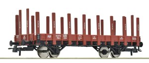 Roco 6600148 H0 - Platform wagon with stanchions type Pdk31, PKP, ep.III