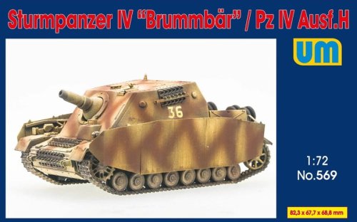 Go to product Unimodels 569 - 1:72 Sturmpanzer IV Brummbar / Pz IV Ausf. H