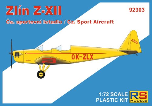 Go to product RS Models 92303 - 1:72 Zlin Z-XII Sport Aircraft