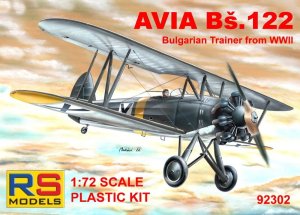 RS Models 92302 - 1:72 Avia Bs.122 Bulgarian Trainer from WWII