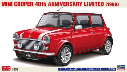 Go to product Hasegawa 20739 - 1:24 Mini Cooper 40th Anniversary Limited 1999