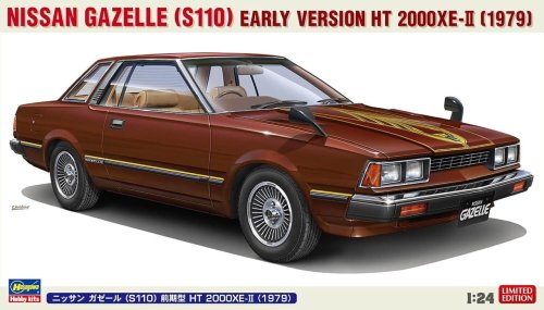 Go to product Hasegawa 20731 - 1:24 Nissan Gazelle S110 Early Version HT 2000 XE-II 1979