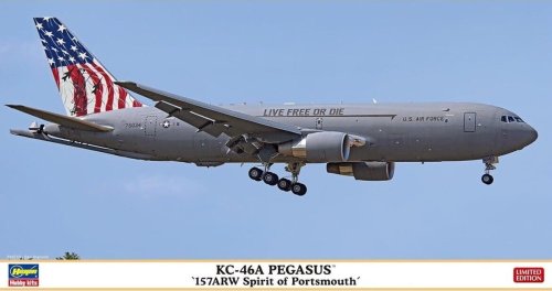 Go to product Hasegawa 10865 - 1:200 KC-46A Pegasus 157 ARW Spirit of Portsmouth
