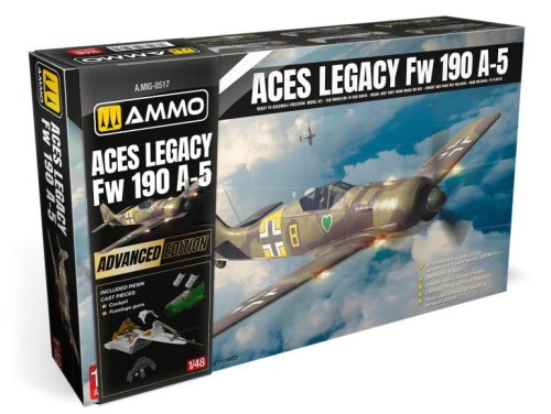 Go to product Ammo Mig 8517 - 1:48 Aces Legacy Focke Wulf 190 A-5 Advanced Edition
