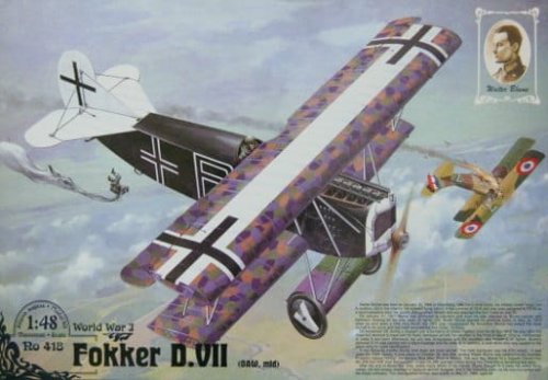 Go to product RODEN 418 - 1:48 Fokker D.VII OAW