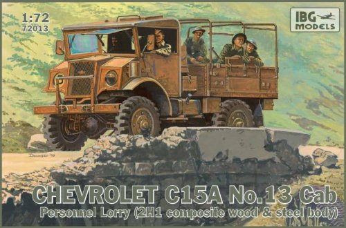 Go to product IBG 72013 - 1:72 Chevrolet C.15A No.13 Cab Personnel Lorry