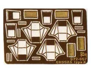 Go to product PART S72067 - 1:72 Chocks type B modern aircraft