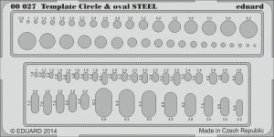 EDUARD 00027 - Circle & oval  steel