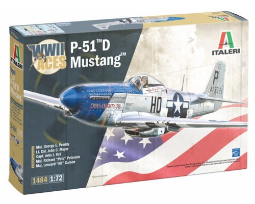 Go to product Italeri 1484 - 1:72 P-51D Mustang WWII Aces