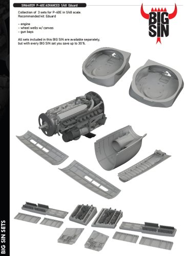 Go to product Eduard SIN648139 - 1:48 P-40E Advanced