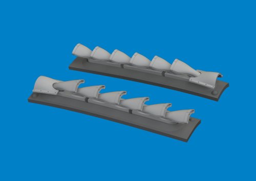Go to product Eduard 6481098 - 1:48 P-40 cold weather exhaust stacks fishtail Print 3D