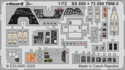 Go to product Eduard SS850 - 1:72 TBM-3