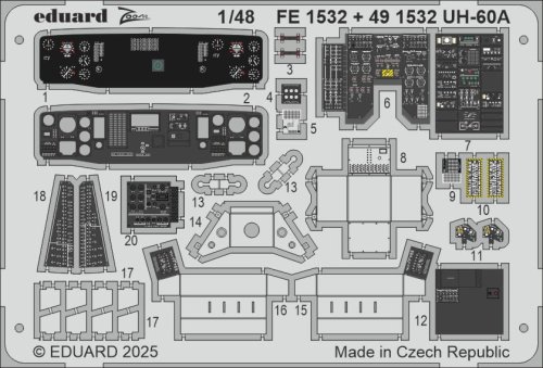 Go to product Eduard FE1532 - 1:48 UH-60A