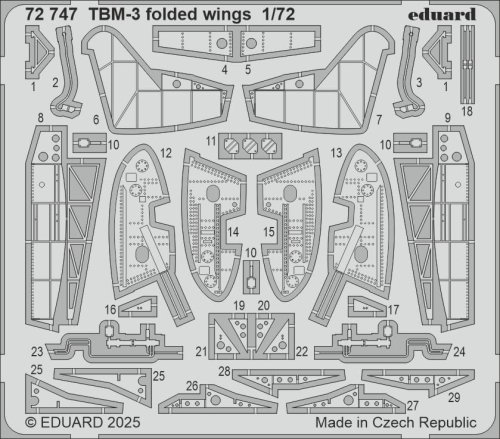 Go to product Eduard 72747 - 1:72 TBM-3 folded wings