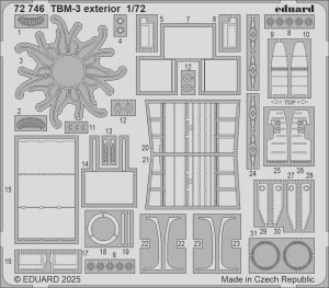 Eduard 72746 - 1:72 TBM-3 exterior
