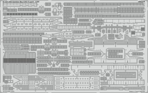 Go to product Eduard 53323 - 1:350 USS Gambier Bay CVE-73 part 1