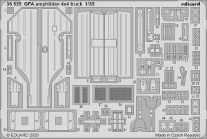 Eduard 36535 - 1:35 GPA amphibian 4x4 truck