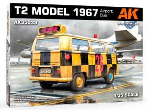 AK Interactive 35033 - 1:35 T2 Model 1967 Airport Bus