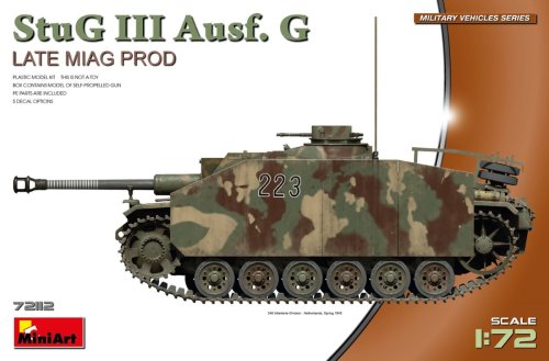 Go to product Miniart 72112 - 1:72 StuG III Ausf. G Late Miag Production