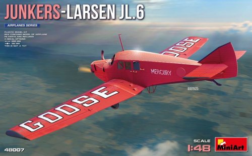 Go to product Miniart 48007 - 1:48 Junkers-Larsen JL.6