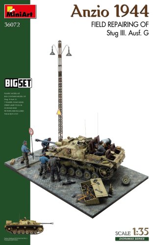 Go to product Miniart 36072 - 1:35 Anzio 1944 Field Reparing of StuG III. Ausf. G Big Set